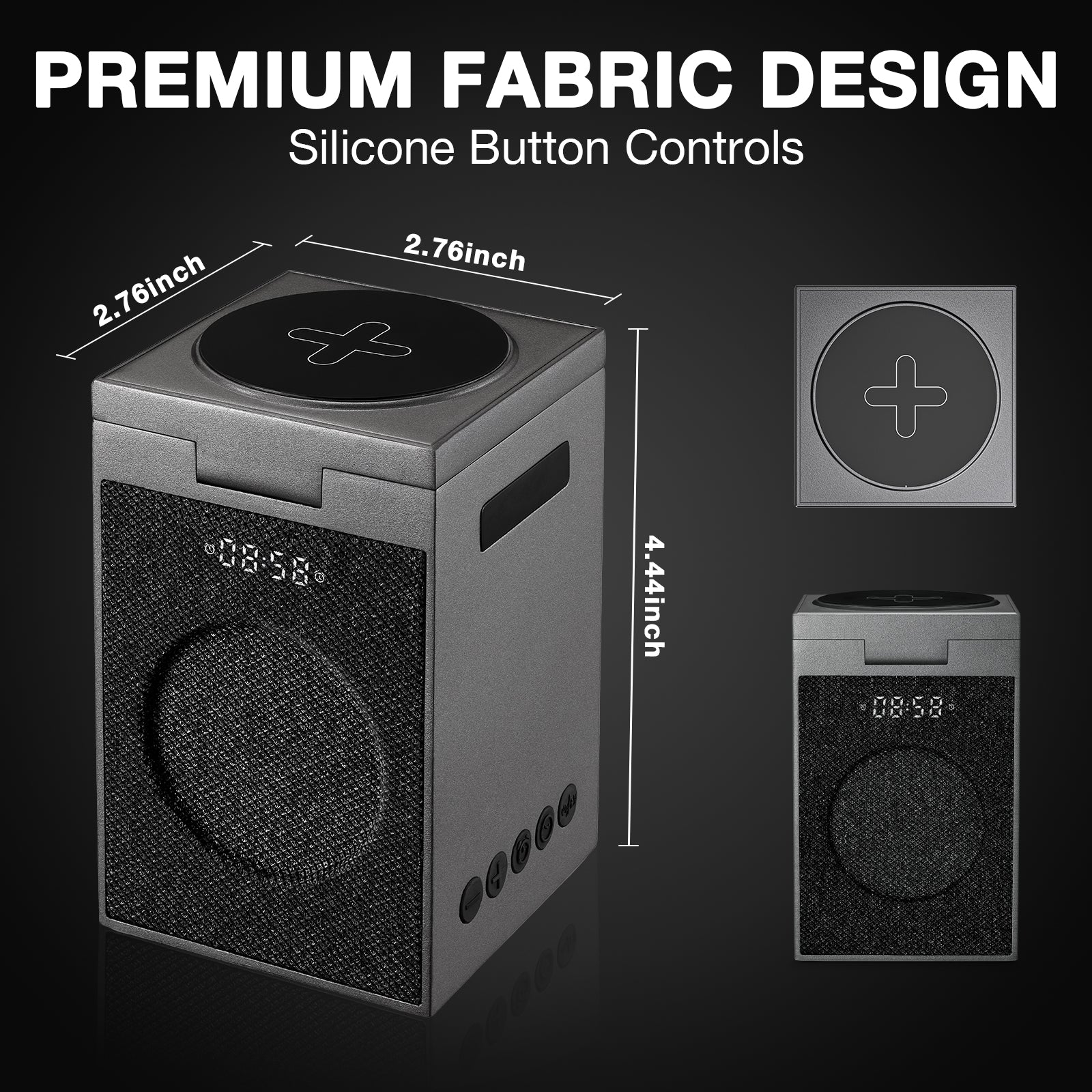 minimalist design fabric texture smart home audio