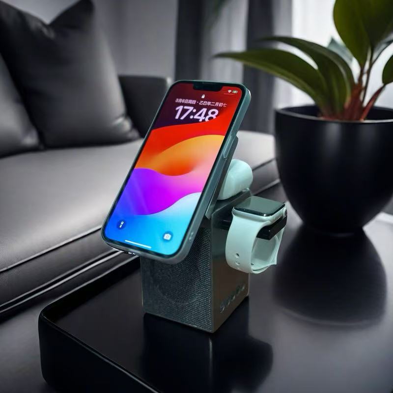 Soundcharge Pro: Revolutionize Your Workspace with 3-in-1 Wireless Charging & Pro-Grade Audio
