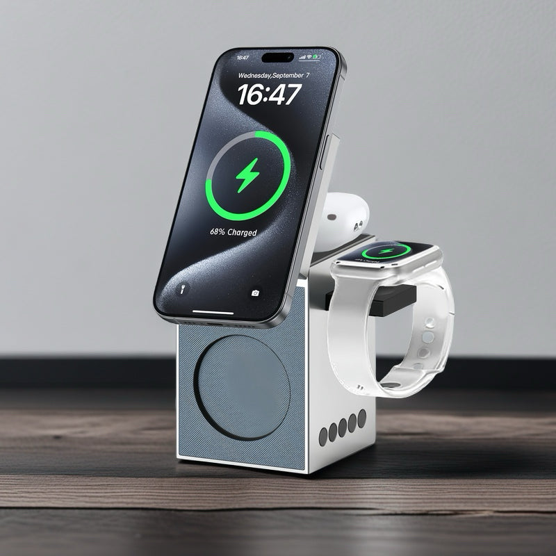 Wireless Charging Bluetooth Speakers