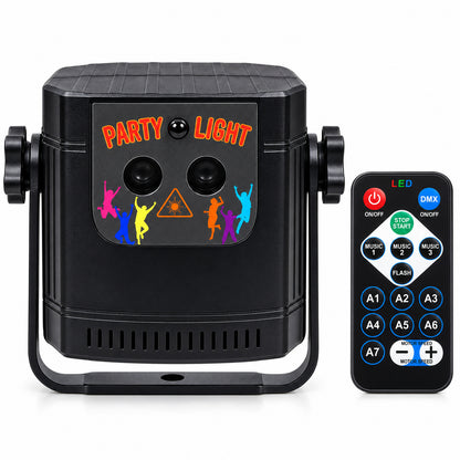 MUSEEQ Laser Party Light, Sound Activated Music Sync, Rechargeable & Remote