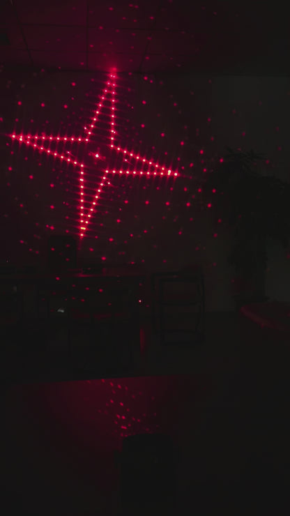 MUSEEQ Laser Party Light, Sound Activated Music Sync, Rechargeable & Remote